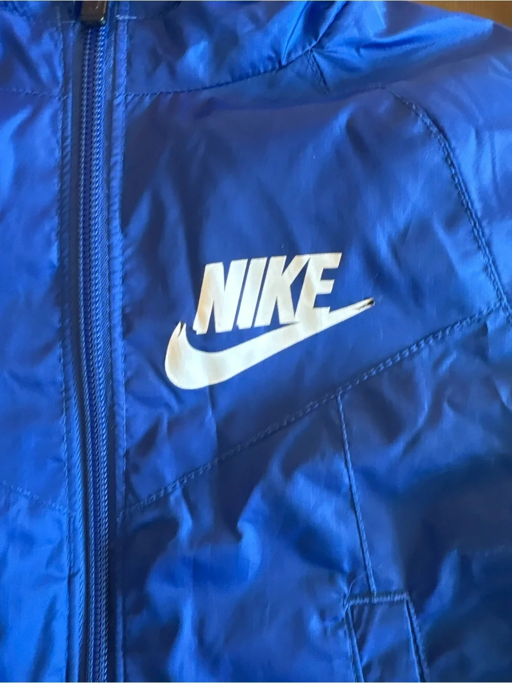 Nike Kids' Blue Hooded Jacket size 2T